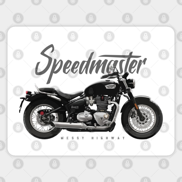Triumph Bonneville Speedmaster 18 black sl Triumph Motorcycles Magnet TeePublic